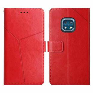 For Nokia XR20 Y Stitching Horizontal Flip Leather Phone Case(Red)