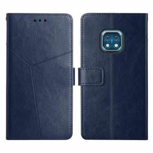 For Nokia XR20 Y Stitching Horizontal Flip Leather Phone Case(Blue)