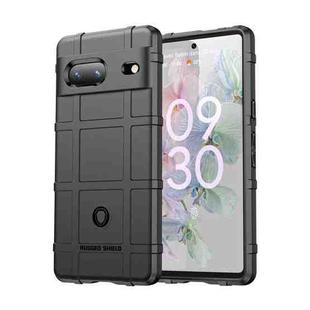 For Google Pixel 7 Full Coverage Shockproof TPU Phone Case(Black)
