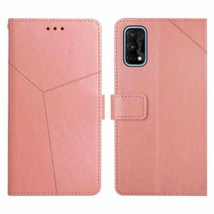 For OPPO Realme 7 Pro Y Stitching Horizontal Flip Leather Phone Case(Rose Gold)