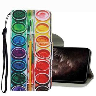 For Samsung Galaxy S22 Ultra 5G Coloured Drawing Pattern Leather Phone Case(Eye Shadow)