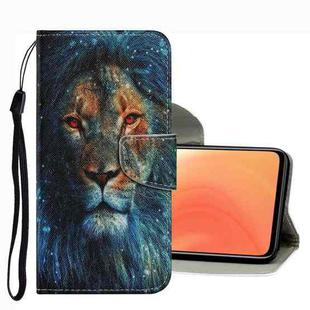 For Xiaomi Mi 10T / 10T Pro Coloured Drawing Pattern Leather Phone Case(Lion)