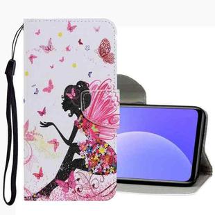 For Xiaomi Mi 10T Lite Coloured Drawing Pattern Leather Phone Case(Dancing Girl)