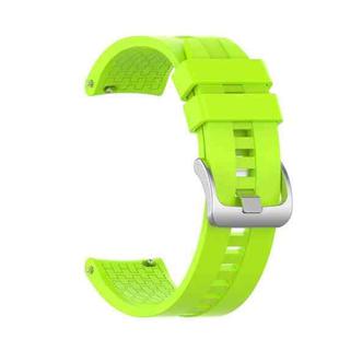 For Huawei GT Silicone Watch Band(Lime)