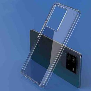 For vivo iQOO Neo6 Crystal PC + TPU Phone Case(Transparent Black)