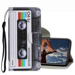 For iPhone 13 Pro Coloured Drawing Pattern Leather Phone Case (Tape)