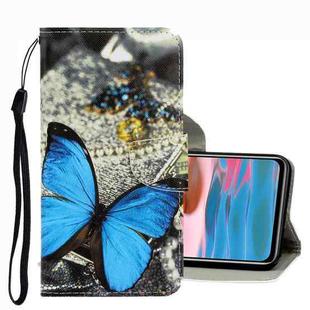For Xiaomi Redmi Note 10 Pro 3D Colored Drawing Leather Phone Case(A Butterfly)