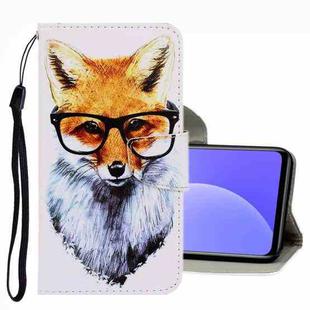 For Xiaomi Mi 10T Lite 3D Colored Drawing Leather Phone Case(Fox)