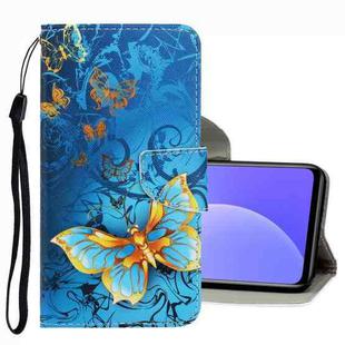 For Xiaomi Mi 10T Lite 3D Colored Drawing Leather Phone Case(Jade Butterfly)