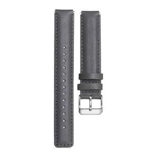 For Huawei Band 3 Smart Bracelet Leather Watch Band(Gray)