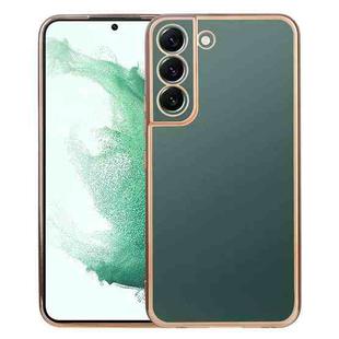 For Samsung Galaxy S22+ 5G SULADA Electroplating Shockproof Ultra-thin Matte TPU Phone Case(Gold)