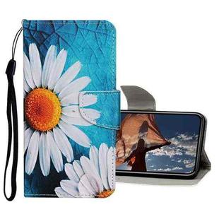 For iPhone 13 Pro Colored Drawing Pattern Flip Leather Case (Daisy)