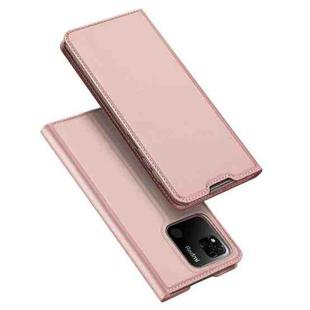 For Xiaomi Redmi 10A DUX DUCIS Skin Pro Series PU + TPU Leather Phone Case(Rose Gold)
