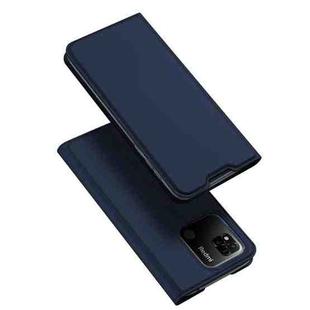 For Xiaomi Redmi 10A DUX DUCIS Skin Pro Series PU + TPU Leather Phone Case(Blue)