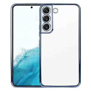 For Samsung Galaxy S22 5G SULADA Elastic Silicone Edge + TPU Phone Case(Blue)