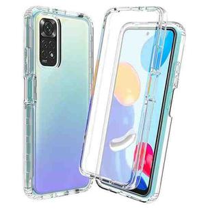 For Xiaomi Redmi Note 11 Global Full Body Shockproof Clear Gradient Phone Case(Transparent)