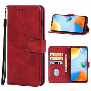 Leather Phone Case For Xiaomi Poco C40(Red)