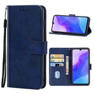 For Huawei Enjoy 30 Plus Leather Phone Case(Blue)