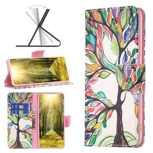 For Infinix Hot 11 Play/Hot 10 Play Colored Drawing Pattern Leather Phone Case(Tree)