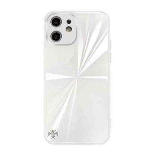 For iPhone 11 CD Texture TPU + Tempered Glass Phone Case (White)