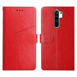 For Xiaomi Redmi 9 Y Stitching Horizontal Flip Leather Phone Case(Red)