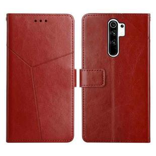 For Xiaomi Redmi 9 Y Stitching Horizontal Flip Leather Phone Case(Brown)