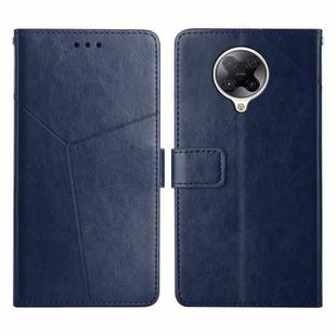 For Xiaomi Redmi K30 Pro Y Stitching Horizontal Flip Leather Phone Case(Blue)