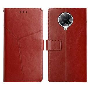 For Xiaomi Redmi K30 Pro Y Stitching Horizontal Flip Leather Phone Case(Brown)