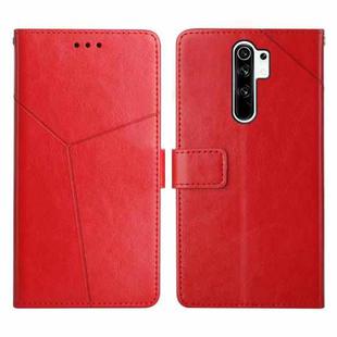 For Xiaomi Redmi Note 8 Pro Y Stitching Horizontal Flip Leather Phone Case(Red)