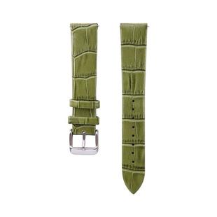 For Huawei B5 Bamboo Leather Watch Band(Green)
