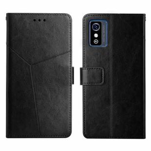 For ZTE Blade L9 Y Stitching Horizontal Flip Leather Phone Case(Black)