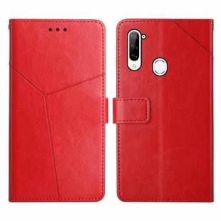 For ZTE Libero 5G Y Stitching Horizontal Flip Leather Phone Case(Red)