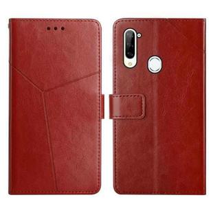 For ZTE Libero 5G Y Stitching Horizontal Flip Leather Phone Case(Brown)