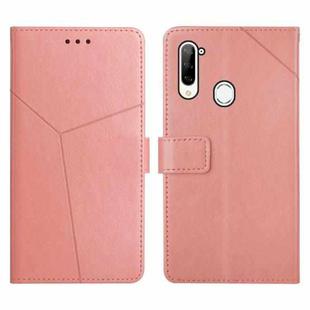 For ZTE Libero 5G Y Stitching Horizontal Flip Leather Phone Case(Rose Gold)