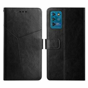 For ZTE Blade V30 Vita Y Stitching Horizontal Flip Leather Phone Case(Black)