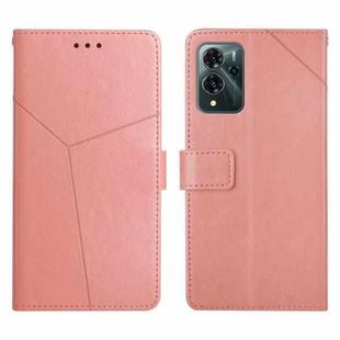 For ZTE Blade V40 Pro Y Stitching Horizontal Flip Leather Phone Case(Rose Gold)