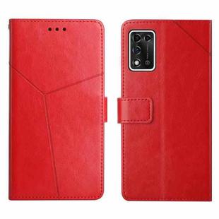 For ZTE Libero 5G II Y Stitching Horizontal Flip Leather Phone Case(Red)