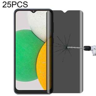 25 PCS Full Cover Anti-peeping Tempered Glass Film For Samsung Galaxy A03 Core