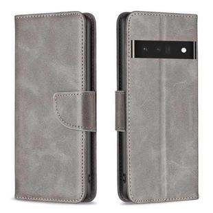 For Google Pixel 7 Pro 5G Lambskin Texture Leather Phone Case(Grey)