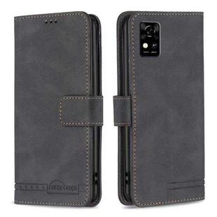 For ZTE Blade  A31 Magnetic Clasp RFID Blocking Anti-Theft Leather Phone Case with Holder & Card Slots & Wallet(Black)