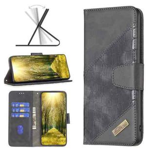 For Nokia G11 / G21 Matching Color Crocodile Texture PU Leather Phone Case(Black)