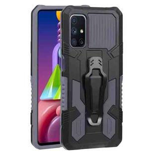 For Samsung Galaxy M52 5G Armor Warrior Shockproof PC + TPU Phone Case(Grey)