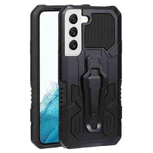 For Samsung Galaxy S22 5G Armor Warrior Shockproof PC + TPU Phone Case(Black)