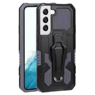For Samsung Galaxy S22 5G Armor Warrior Shockproof PC + TPU Phone Case(Grey)