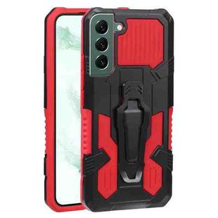 For Samsung Galaxy S22+ 5G Armor Warrior Shockproof PC + TPU Phone Case(Red)