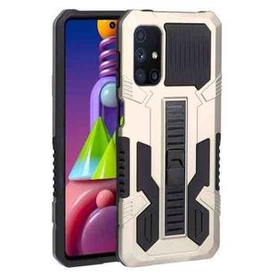 For Samsung Galaxy M52 5G All Inclusive Double-color TPU + PC Phone Case(Gold)
