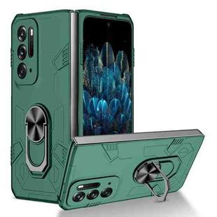 For OPPO Find N Matte UV Shockproof Phone Case(Dark Green)