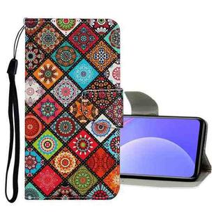 For Xiaomi Redmi Note 10 4G Colored Drawing Pattern Flip Leather Case(Ethnic Style)