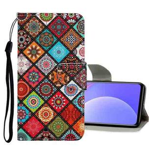 For Xiaomi Redmi Note 10 5G Colored Drawing Pattern Flip Leather Case(Ethnic Style)
