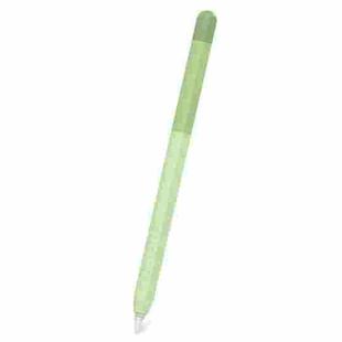 DUX DUCIS Rainbow Gradient Silicone Stylus Protective Case for Apple Pencil 2 / Pro(Gradient Green)